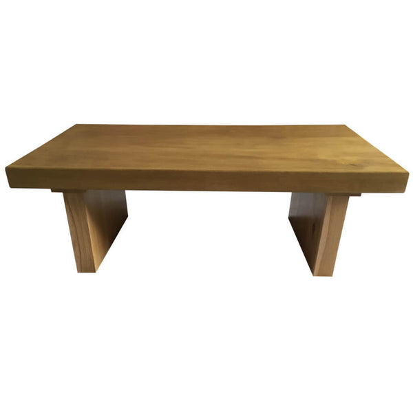 100mm Thick Rustic Oak Beam Coffee Table