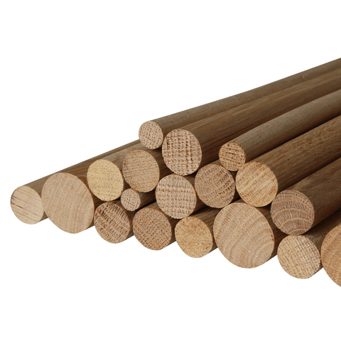 30mm Solid Oak Dowel