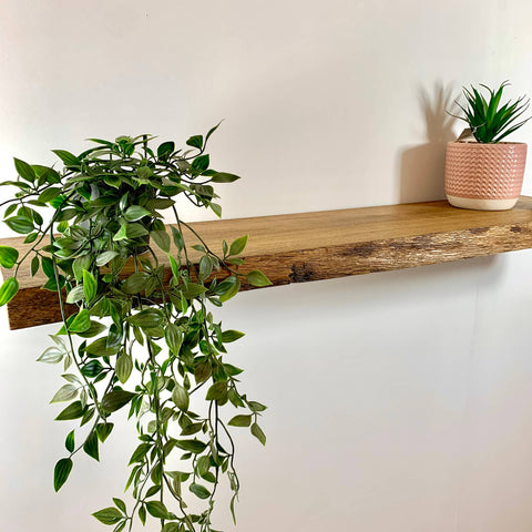 100mm Thick Rustic Oak Beam Coffee Table